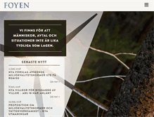 Tablet Screenshot of foyen.se